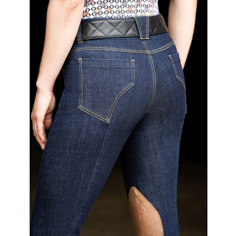 🏇🌞Kerrits Denim stretch kneepatch breeches - Picture 4 of 7